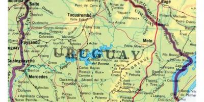 के नक्शे उरुग्वे
